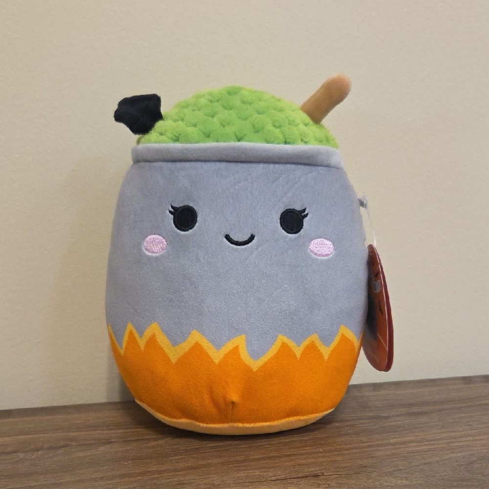 NWT 8" Johanna the Cauldron Squishmallow Plush Pillow Halloween Edition Kids Toy